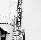 1946 - The Saucedo hardware store was the first self-service hardware store in the country.