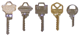 Five Common Keys that can be easily bump locked