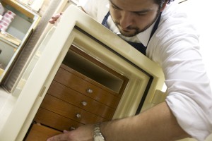 David Saucedo with Luxury Safe